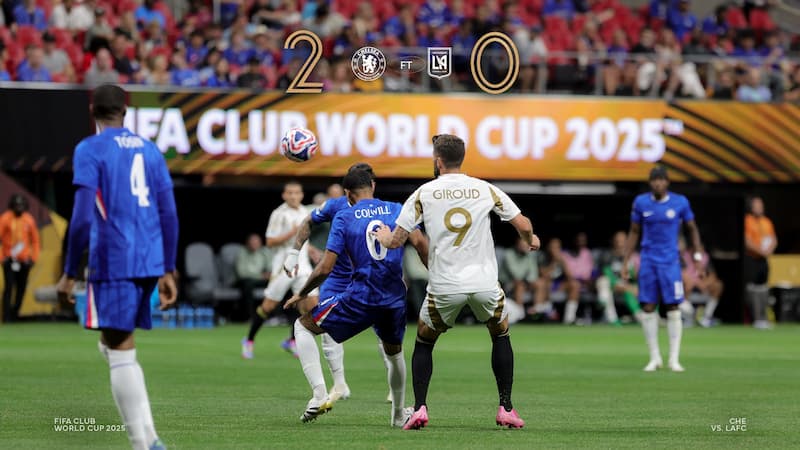 Trận thua Chelsea khiến Los Angeles FC đánh mất sự tự tin